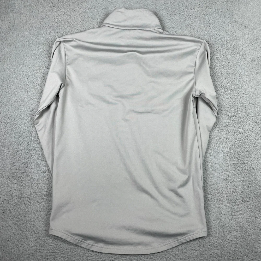 Oklahoma Sooners Jordan Quarter Zip Pullover Mens Small Grey CN9871-012 OU
